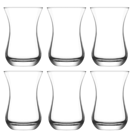 Set de cești de ceai turcesc LAV Ajda, 165 ml, 6 buc.
