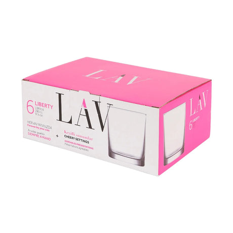 Set pahare whisky LAV Liberty, 280 ml, 6 buc.