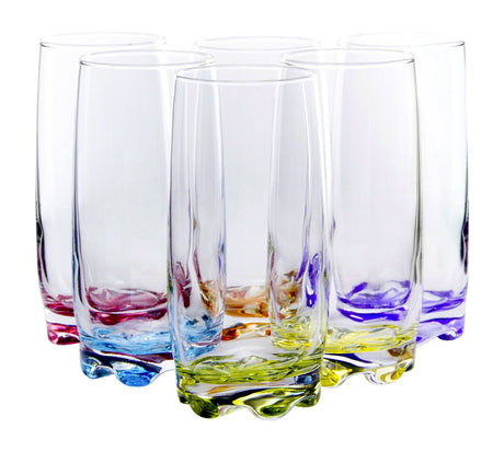 Set pahare de apă LAV Adora, 370 ml, 6 buc., diverse culori