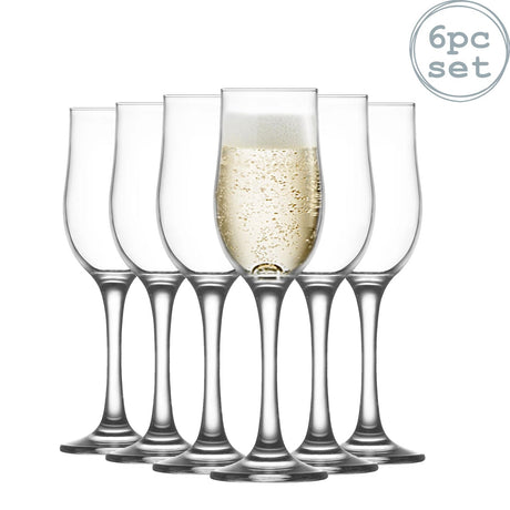 Set de pahare de șampanie LAV Nevakar, 195 ml, 6 buc.